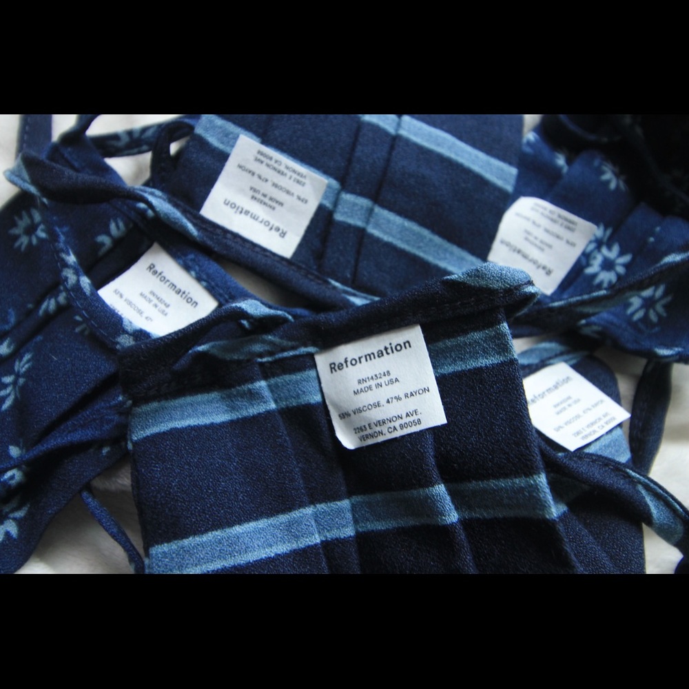 Reformation Cotton Masks Pack